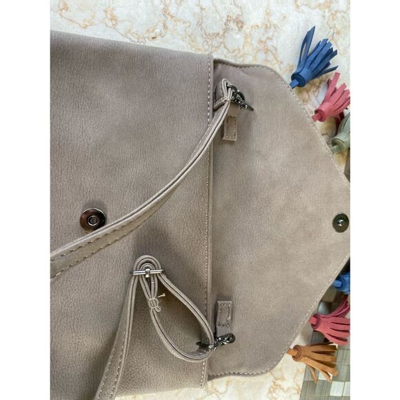 BAM forever clutch |convertible crossbody | multi colored tassels - Picture 10 of 12